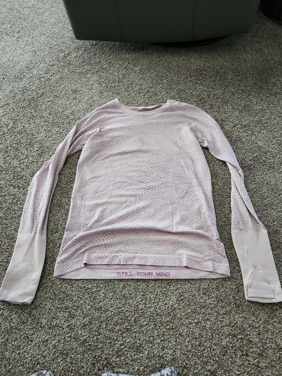 lululemon athletica Tops - lululemon athletica Light Pink Long Sleeve Crew